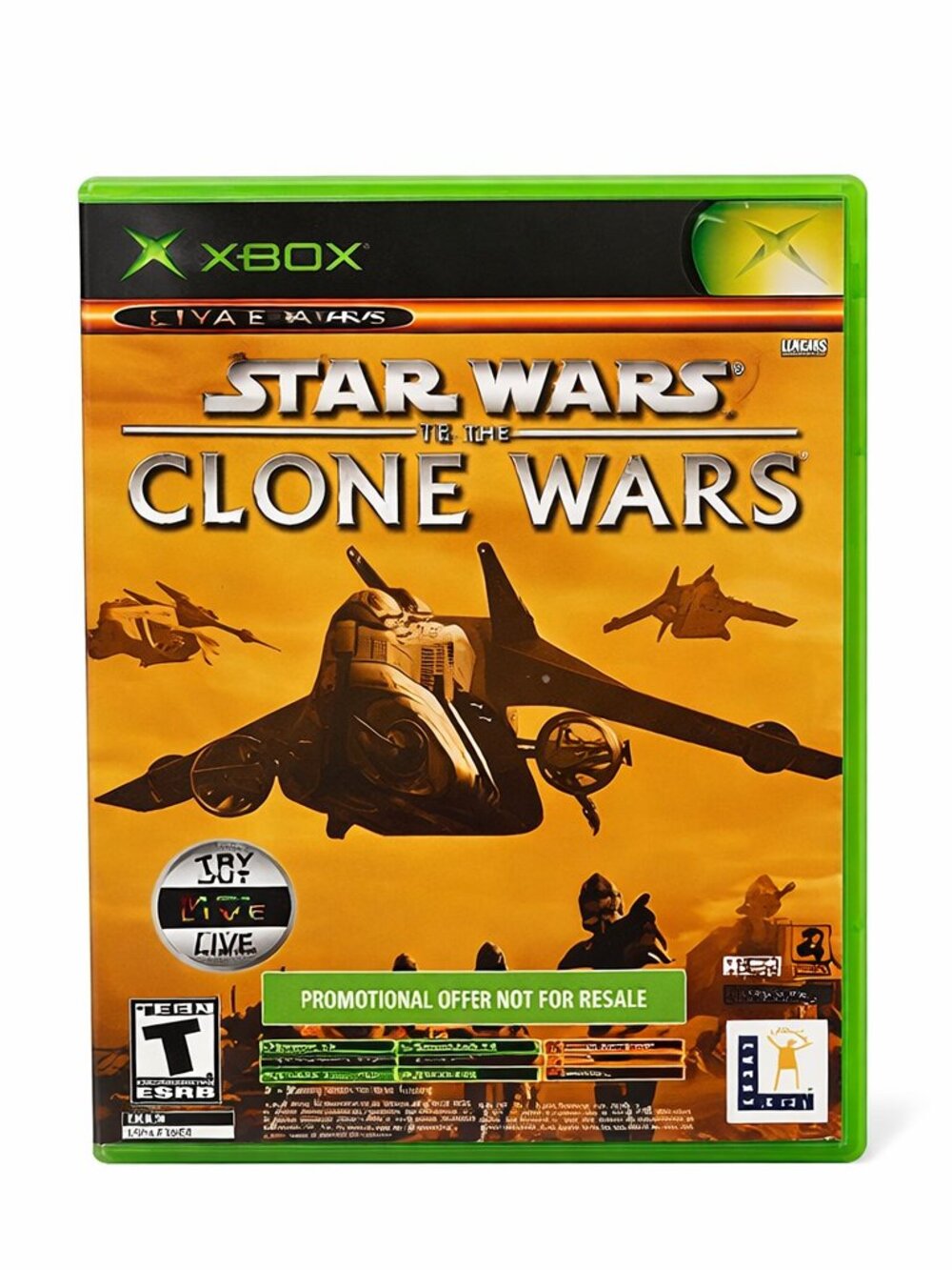 1/2 PRICE🔻Xbox Lucas Arts Star Wars Clone Wars/Tetris